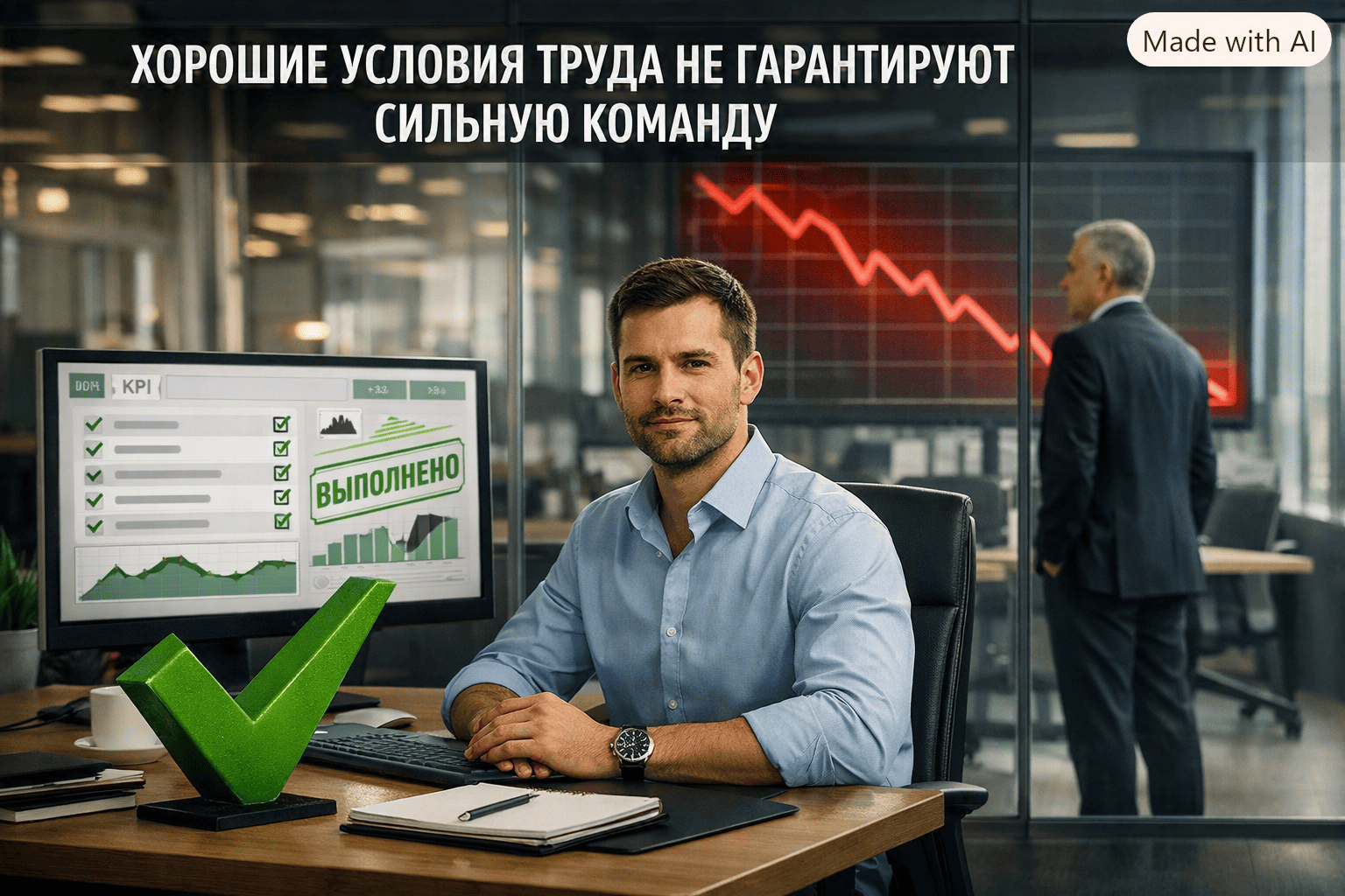 Хорошие условия труда не гарантируют сильную команду