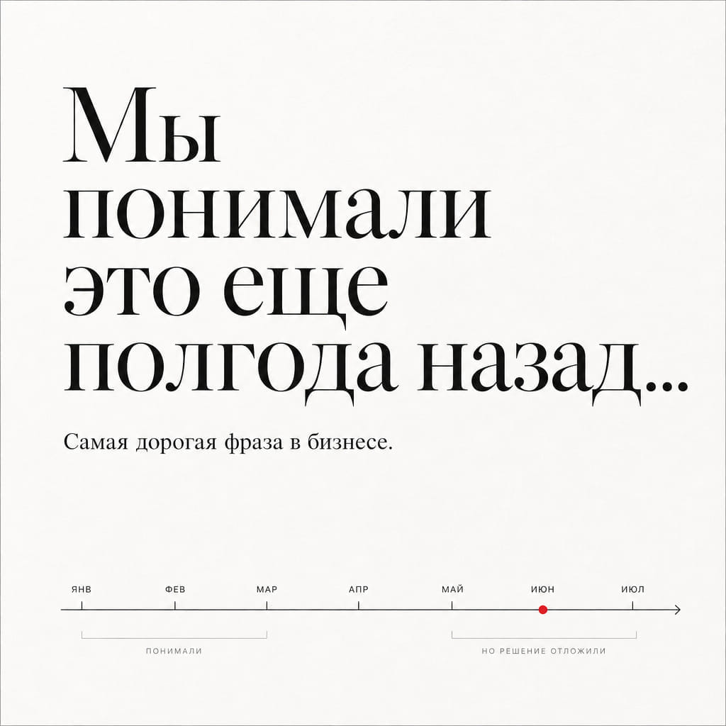 Почему же хорошие решения часто принимаются слишком поздно?