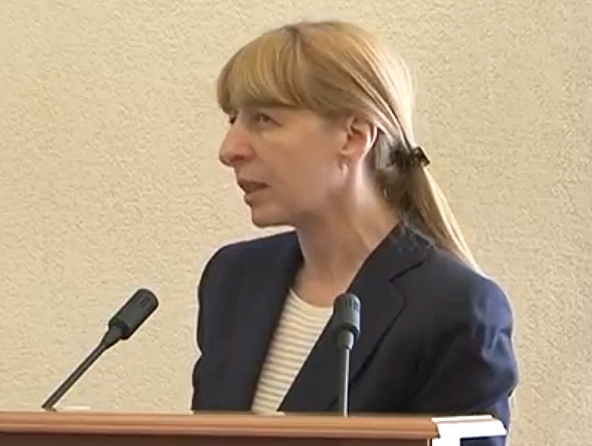 Замминистра Любовь Ельцова